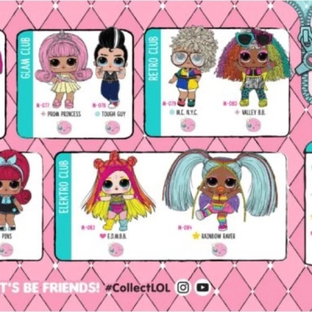 Rainbow Raver M-084 LOL Surprise #Hairgoals Doll Makeover Series Accessories Toy